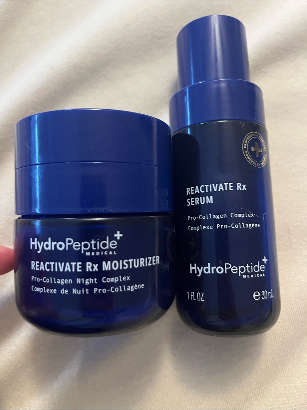 HydroPeptide Deep Blue Reactivate Rx Moisturizer & Serum Duo